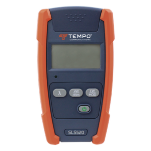 TEMPO SLS520 – Fuente de Luz Estabilizada / 1310/1550 nm / SC/UPC con Adaptadores LC/FC/ST / IP54 / CA o 9VCC