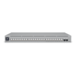 UBIQUITI USW-PRO-MAX-24 – Switch Capa 3 Administrable / 24 Puertos RJ45 (8 × 2.5 GbE + 16 × 1 GbE) / 2 Puertos SFP+ 10G / 112 Gbps Switching / Pantalla LCD Táctil 1.3″ / EtherLighting™ / Montaje Rack 1U