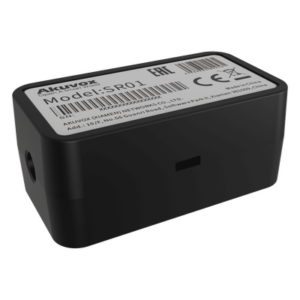 AKUVOX SR01 – Módulo I/O para Control de Puerta / Comunicación Encriptada RS-485 / 1 Salida Relay NO/COM/NC / 1 Entrada Botón de Salida / Temperatura -20°C ~ +60°C / Interior