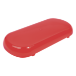 EPCOM INDUSTRIAL SIGNALING Z606-DR – Domo de reemplazo / Policarbonato rojo / Compatible Mini Barra X606 / Resistente UV