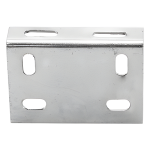 CHAROFIL MG-51-104EZ – Placa Salida a Tubo / Acabado Electro Zinc / Compatible 1/2' a 2' / Abrazadera Tipo U