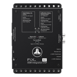 JL AUDIO 10-03102-00 – Procesador DSP Automotriz / 8 Canales de Entrada / 2 Canales de Salida / Corrección de Señal OEM / Restauración de Frecuencias / Diseño Compacto