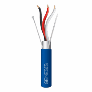 GENESIS 3226-1106 – Cable de Control Plenum / 3x18 AWG / Blindado con Dren / 305 m (1000 ft) / Clasificación CMP-CL3P-FPLP-FT6 / Azul