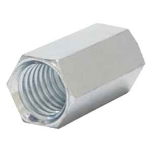 ANCLO ANC-CH58218 – Cople Hexagonal Roscado / 15.9 mm (5/8") / Acero Galvanizado Electrolítico / Rosca UNC 2A / Cuerda Máquina