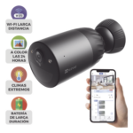 EZVIZ CS-BC1C/4K – Cámara IP Wi-Fi / 4K UHD 8 MP / Batería Recargable 10,400 mAh / Visión Nocturna Color 15 m (49.2 ft) / IP65 / Audio Bidireccional / MicroSD 512 GB