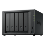 SYNOLOGY DS1525+ – NAS 5 Bahías / Expansión 15 Bahías / 2 Puertos 2.5GbE / Soporte 10GbE / Caché SSD M.2 / Hasta 300 TB / Virtualización y Vigilancia