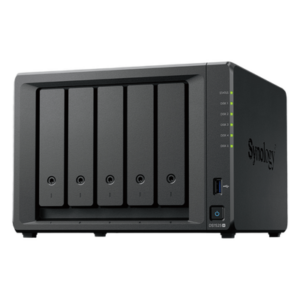 SYNOLOGY DS1525+ – NAS 5 Bahías / Expansión 15 Bahías / 2 Puertos 2.5GbE / Soporte 10GbE / Caché SSD M.2 / Hasta 300 TB / Virtualización y Vigilancia