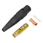 EPCOM PROAUDIO EPCAMLOCK400AFBLACK – Conector Camlock Hembra / 400 A / AC 600 V / Abrazadera Compresión / Cable 2/0 AWG a 4/0 AWG / Plástico Ingeniería