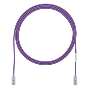 PANDUIT UTP28SP7VL – Cable de Parcheo Cat6 / UTP 28AWG / 250 MHz / 7 Pies / 2.13 Metros / LSZH-CM / Violeta