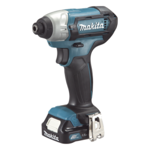MAKITA TD1-10D-WYE – Atornillador de Impacto / Entrada Hexagonal 1/4" / 2 Baterías 12V 1.5Ah / 220 RPM / 6.0 N.m