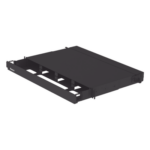 PANDUIT FRE1UBL – Panel de Distribución de Fibra Óptica / 96 Fibras / 1UR / 4 Ranuras FAP/FMP / Bandejas Deslizables
