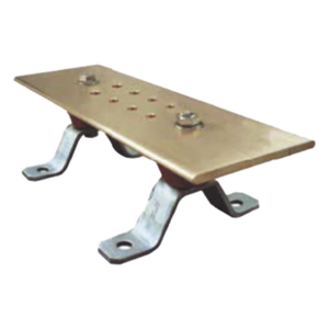 TOTAL GROUND TG-BTB-E10 – Barra Unión Tierra / Cobre 20 x 10.16 x 0.64 cm / Tornillería 5/16" / IEC 62561 y UL 96A