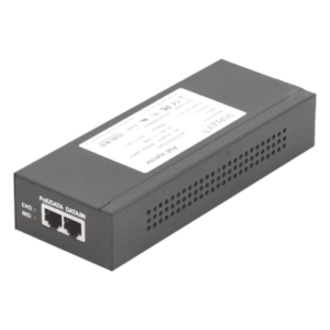 HIKVISION LAS60-57CN-RJ45 – Inyector Hi-PoE / 56 Vcc / 60 W / 802.3af/at / Endspan y Midspan / 2.78 x 1.45 x 7.2 pulgadas