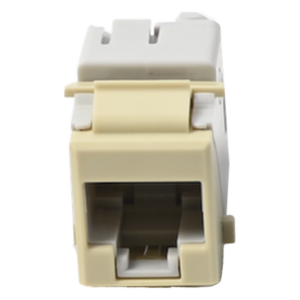 SIEMON U6A-K20NS – Jack Keystone Cat6A UTP / Terminación 110 / Color Marfil / Conductores 24-22 AWG Sólido y 26-24 AWG Multifilar
