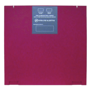 FIRE-LITE BB-26 – Gabinete para Baterías de Respaldo / 2 x 12 VCD 26 Ah / Panel Frontal Ciego / Knockouts Múltiples / Compatible con Cargador CHG-75 / 39.62 x 13.02 x 39.37 cm (15.6 x 5.1 x 15.5 in)