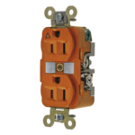 HUBBELL HUB-IG5262 – Contacto Dúplex Industrial / 15A 125V / NEMA 5-15R / Aislado 2,000V / Nylon Resistente / -40°C a 75°C