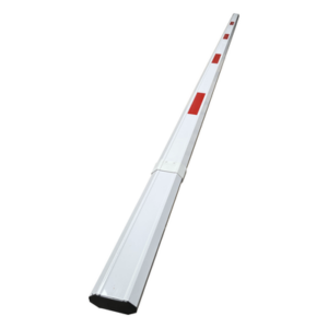 ACCESSPRO XB-TEL-ARMB1 – Brazo Telescópico para Barrera / Aluminio / Ajustable hasta 6 m (19.7 ft) / Bandas Rojas de Alta Visibilidad / Compatible con XBS-6M-R y XBS-6M-L