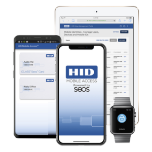 HID MID-SUB-T100 – Credencial Móvil Virtual / Bluetooth 10 m (32.8 ft) / iOS y Android / Autenticación SEOS / Anti-Clonación