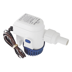 RULE RM800B – Bomba Sumergible de Achique / 800 GPH / 12 VDC / Automatizada con Sensor de Nivel / Manguera 19 mm (3/4") / Altura de Descarga 3 m (9.8 ft)
