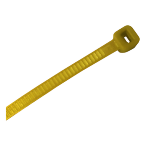 THORSMAN TH-300-Y – Corbata de nylon / 4.8 x 300 mm / 22 kg tensión / 100 piezas / Amarillo / -40°C a +80°C / 0.98 x 11.81 pulgadas