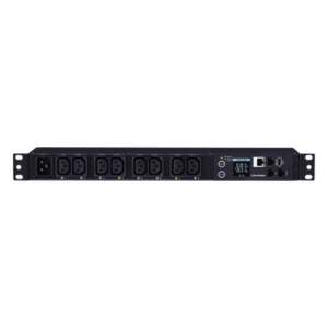 CYBERPOWER PDU81006 – PDU Switchable y Monitoreable por Toma / Entrada 200-240 Vca NEMA L6-20P / 8 Salidas C13 / Horizontal 19in / 2UR / 6.6ft