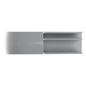 THORSMAN DX-100-4000 – Canaleta de aluminio / 53 x 14.66 mm / 2 m (6.56 ft) / Conductividad 55% IACS / Pintura electrostática