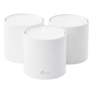 TP-LINK DECOX20-3PACK – Sistema Mesh Wi-Fi 6 / AX1800 Mbps / 4 Streams / 2 Puertos Gigabit WAN/LAN / 2 Antenas Internas / Cobertura Interior