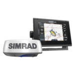 SIMRAD HALO20PLUS/GO7KIT – Kit de Radar y Pantalla Náutica / Alcance 36 Millas Náuticas / Rotación 60 RPM / Pantalla Táctil 7'' / CHIRP y Escaneo Forward/Side/Down / NMEA 2000