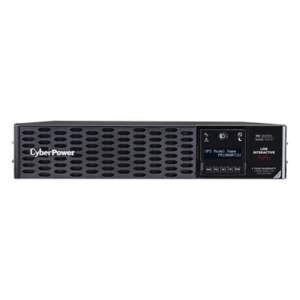 CYBERPOWER PR1000RT2U – UPS de Rack / 1000 VA / 1000 W / Línea Interactiva / Onda Senoidal Pura / 8 Tomas NEMA 5-15R / 2 UR