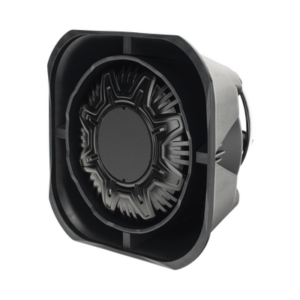 SIGNALPRO SP100 – Bocina Compacta de Uso Rudo / 100 Watts / 124.5 dB a 9.8 ft / 11 Ohms / Montaje Universal / Nylon Reforzado con Fibra