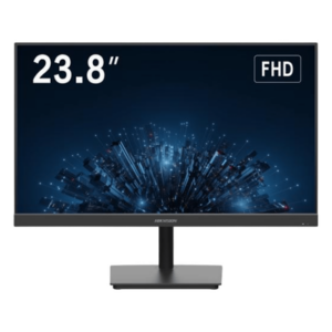 HIKVISION DS-D5224F2-1V1S/B – Monitor LED / Full HD 1920x1080 / 23.8" / E-LED Backlight / HDMI-VGA-BNC / VESA 75x75 / Operación 24/7 / 250 cd/m²
