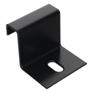 CHAROFIL CH-GFTB-EP – Grapa de Fijación para Escalera Tubular / 1.5" de Peralte / 12" de Ancho / Acero al Carbón / Pintura Epóxica Negra
