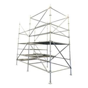 SHINESTAGE SH-EM-2X4X6 – Andamio / Sistema Modular de Estructura Metálica / Hasta 6 m (19.7 ft) de Altura / Conexión por Cuñas / Acero Q355B-Q235B-Q195B