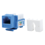 LINKEDPRO BY EPCOM LP-KJ-505-BU – Módulo Jack Keystone / Cat5e / Terminación 110 / RJ45 / Sin Blindaje / Azul