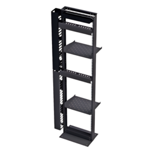 LINKEDPRO BY EPCOM KIT-ORG-45 – Kit organizador de redes / Rack 19' tipo L 45U / 2 organizadores verticales 45U total / 2 organizadores horizontales 2U / Regleta 8 salidas / Charolas y accesorios