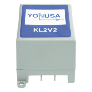 YONUSA KL2V2 – Control Remoto para Cercos Eléctricos / 2 Canales / Alcance 80 m (262.5 ft) / RF 433 MHz / Sirena 120 dB / IP NEMA 2