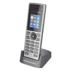 GRANDSTREAM DP-722 – Teléfono IP Inalámbrico DECT / Alcance 350 m (1148.3 ft) Exterior / 10 Cuentas SIP / 20 Horas Conversación / Pantalla Color 1.8 Pulgadas / Audio Full HD