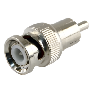 EPCOM TITANIUM TT-RG-01 – Adaptador en Línea / BNC Macho a RCA Macho / 75 Ohm / 13.9x35 mm / RG-59 y RG-6