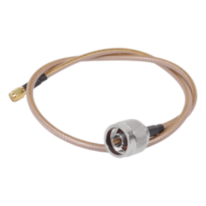 EPCOM INDUSTRIAL SN142KSMAI60 – Jumper Coaxial / 60 cm (1.97 ft) / N Macho a SMA Inverso Macho / Hasta 8 GHz / Cable LP142