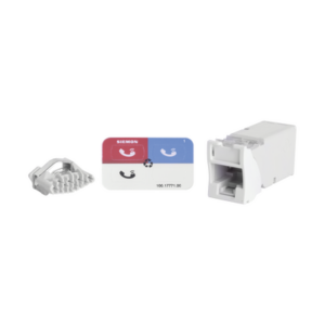 SIEMON Z6A-02 – Jack Cat6A / UTP / Montaje Híbrido Plano-Angulado / Color Blanco