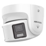 HIKVISION DS-2CD2387G2P-LSU/SL(C) – Cámara Turret IP Panorámica / 8 Megapixel / Dual Lente 4 mm 180° / Color 24/7 / WDR 130 dB / Luz Blanca 30 m (98.4 ft) / IP67 / PoE / Audio Bidireccional / AcuSense