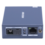 HIKVISION DS-3D01R-A(B) – Convertidor de Medios / Receptor Óptico RX / Fibra Monomodo SC / Alcance 20 km (12.4 mi) / 1 Puerto SFP 100 Mbps / 1 Puerto RJ45 10/100 Mbps / Plug and Play