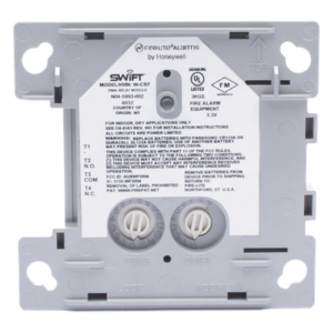FIRE-LITE W-CRF – Módulo de relé inalámbrico direccionable / 1 contacto Forma C SPDT / malla SWIFT 902-928 MHz / baterías CR-123A / gateway W-GATE