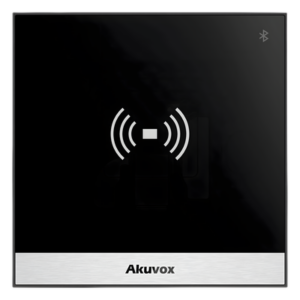 AKUVOX A03SKIT – Terminal de Control de Acceso / Gestión 100% en la Nube / PoE / Bluetooth / NFC / Lector EM 125 kHz y MIFARE 13.56 MHz / IP65 / IK07 / 1 Puerta
