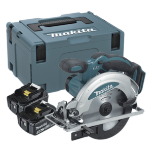 MAKITA DSS611RFE – Sierra Circular Inalámbrica de 18V, Diámetro de Disco 6-1/2in, 3700 Rpm , Incluye 2 Baterías Li-Ion de 3.0 Ah, Cargador y Maletín.
