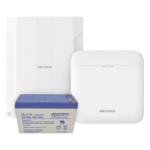 HIKVISION DSPWA48KS/EXP – Kit de Alarma Inalámbrica / Conversión de 16 Zonas Cableadas / Comunicación 3G/4G Dual SIM / 48 Zonas Totales / Batería de Respaldo 12V 7Ah / Cifrado AES-128
