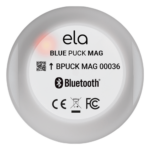 ELA Innovation BLUEPUCKMAGKIT – Kit Sensor Magnético BLE / Detección Apertura-Cierre de Puertas / Alcance 500 m (1640 ft) / IP68 / Autonomía 14 Años / NFC Sin Apps