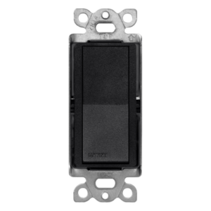 LUTRON ELECTRONICS SC-3PS-MN-L – Apagador de Palanca 3 Vías / 15 A / 120 V~ / Iluminación y Ventilador / Acabado Satinado Midnight