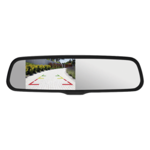 MOMENTO MR-1000 – Espejo Retrovisor con Pantalla LCD / Atenuación Automática / Entradas de Video Duales / Líneas de Estacionamiento
