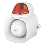 ENFORCER SECOLARM SH816SSMQ/R – Sirena Estroboscópica Autónoma / 115 dB / IP65 / 12 Vcd / Audio MP3/WAV / Megafonía 20 W / Doble Entrada de Alarma